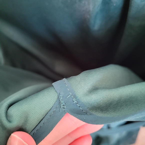 Pinkblush Green Chiffon Maternity Dress Size Small **See Description Details** - Picture 7 of 7